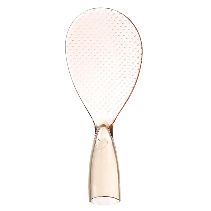 Non-Stick Standing Rice Spoon – Heat-Resistant PC Scoop Rice Spoon Qst Pink