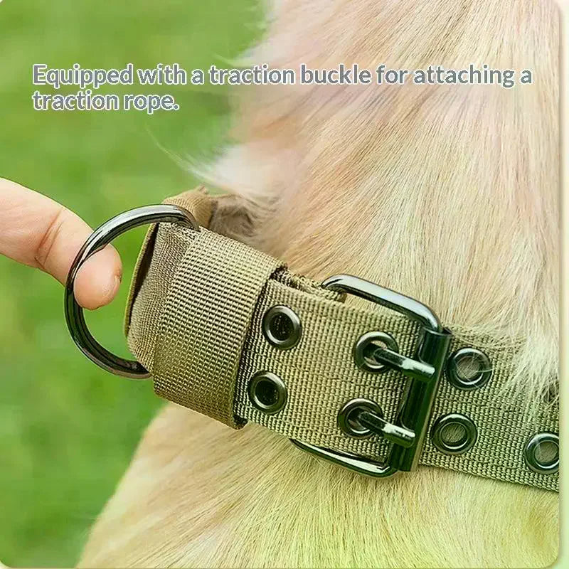 Heavy Duty Nylon Dog Collar – Adjustable, Large Dogs Dog Collar Qme
