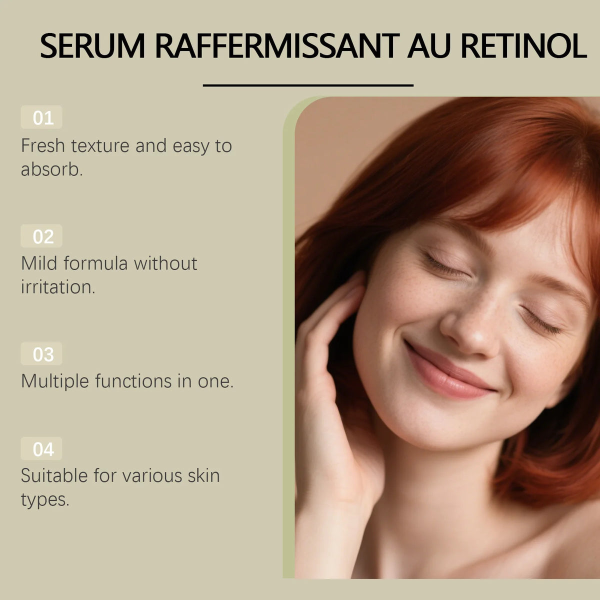 Hoygi Retinol Face Serum – Daily Moisturizing Essence Retinol Face Serum Qst