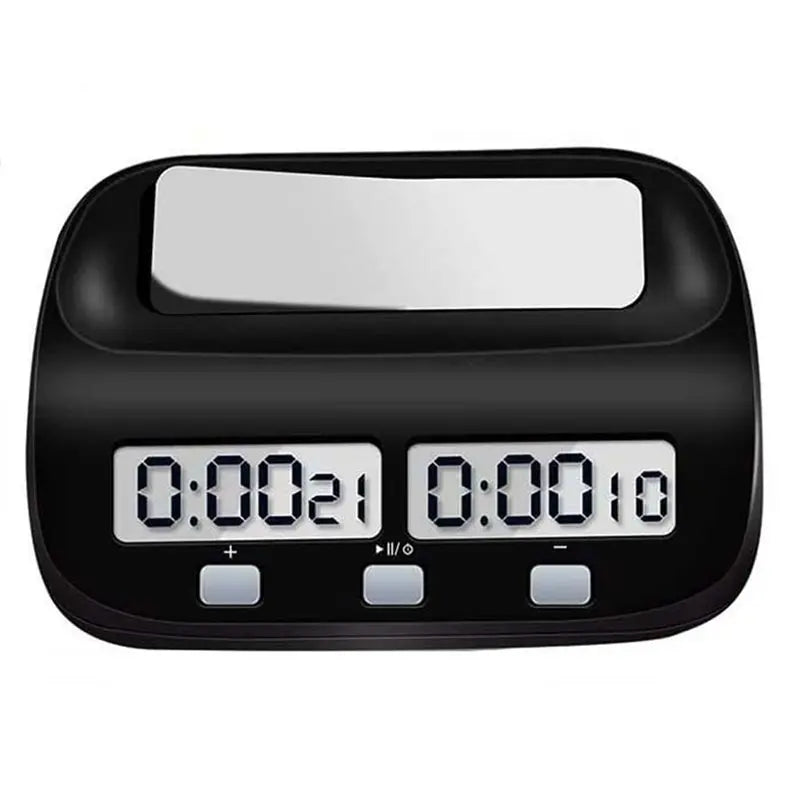 A02F Digital Chess Timer | Delay, Bonus & Countdown Clock Chess Game Timer Qme black