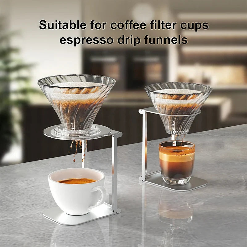 Portable Foldable Coffee Maker Stand & Espresso Machine Base Coffee Maker Stand Qme