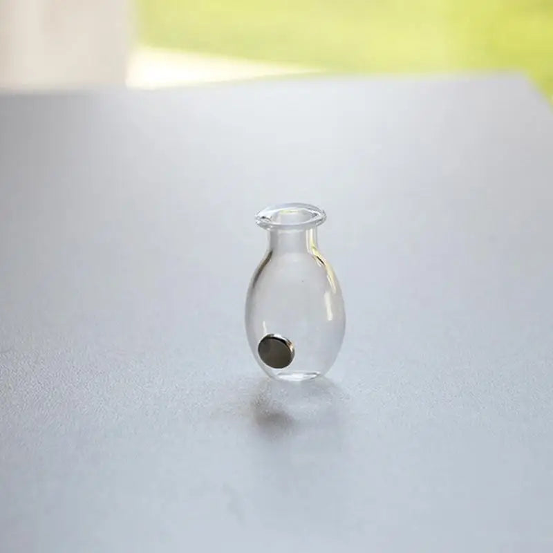 Mini Glass Vase Fridge Magnet | Flower Arrangement Decor Decorative Magnet Vase Qme A1