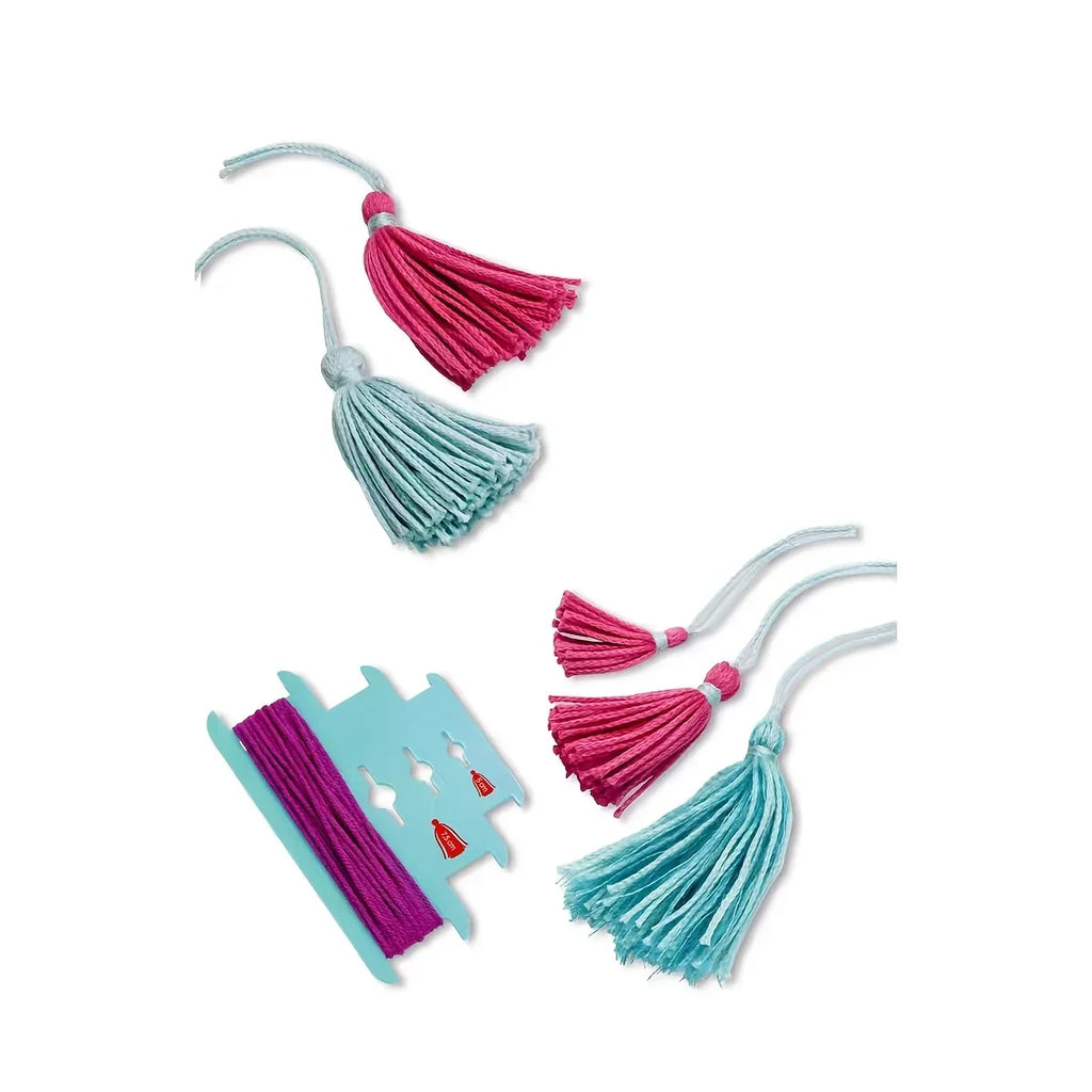 Tassel Maker Tool – DIY Yarn Tassel & Hand-Weaving Kit DIY Tassel Making Tool Qme