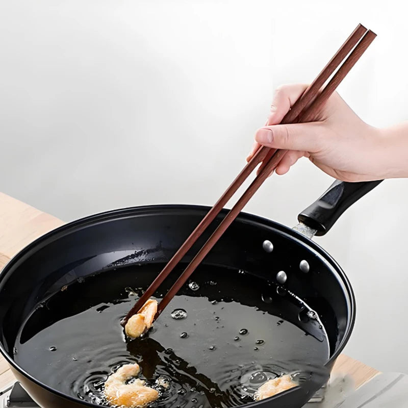 Long Wooden Chopsticks for Hot Pot & Noodles – 32cm & 42cm Wooden Chopsticks Qst