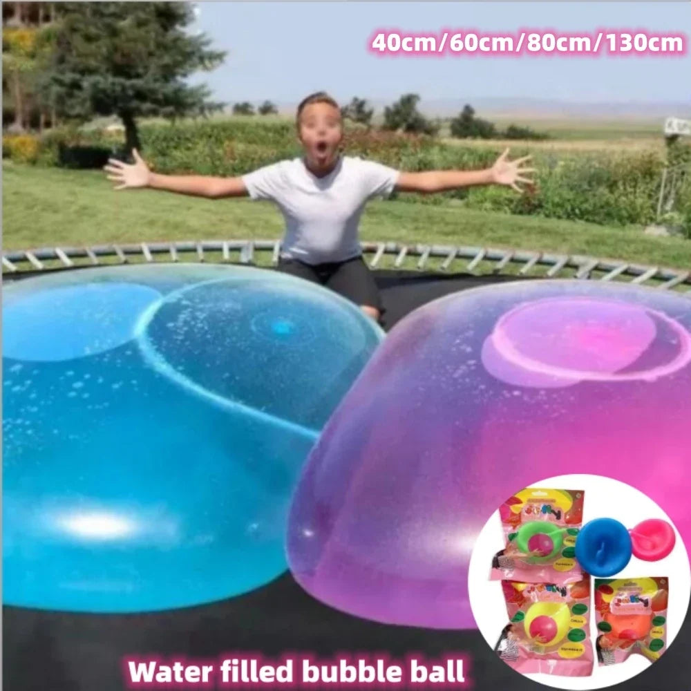 Water Filled Transparent Bubble Balls – Kids' Birthday Party Outdoor Party Ball Qme
