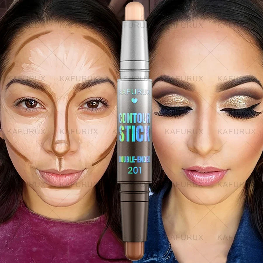 Qme Dual-Ended Contour Stick – Foundation & Concealer Contour Concealer Stick Qme