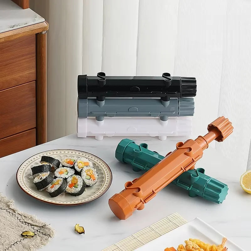 DIY Cylinder Sushi Bazooka Mold – Easy Rice Roll Maker Tool Sushi Mold Tool Qst