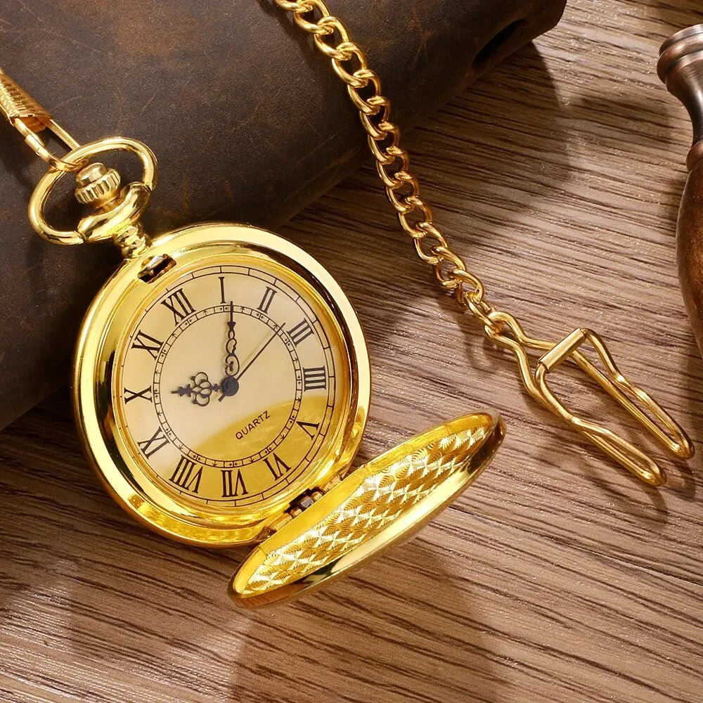 Antique Steampunk Quartz Pocket Watch – Men & Women Pocket Watch Qme