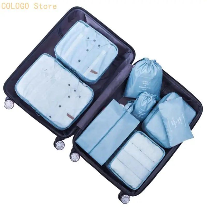 Waterproof Packing Cubes 10-Piece Travel Organizer Set Travel Packing Cubes Qme