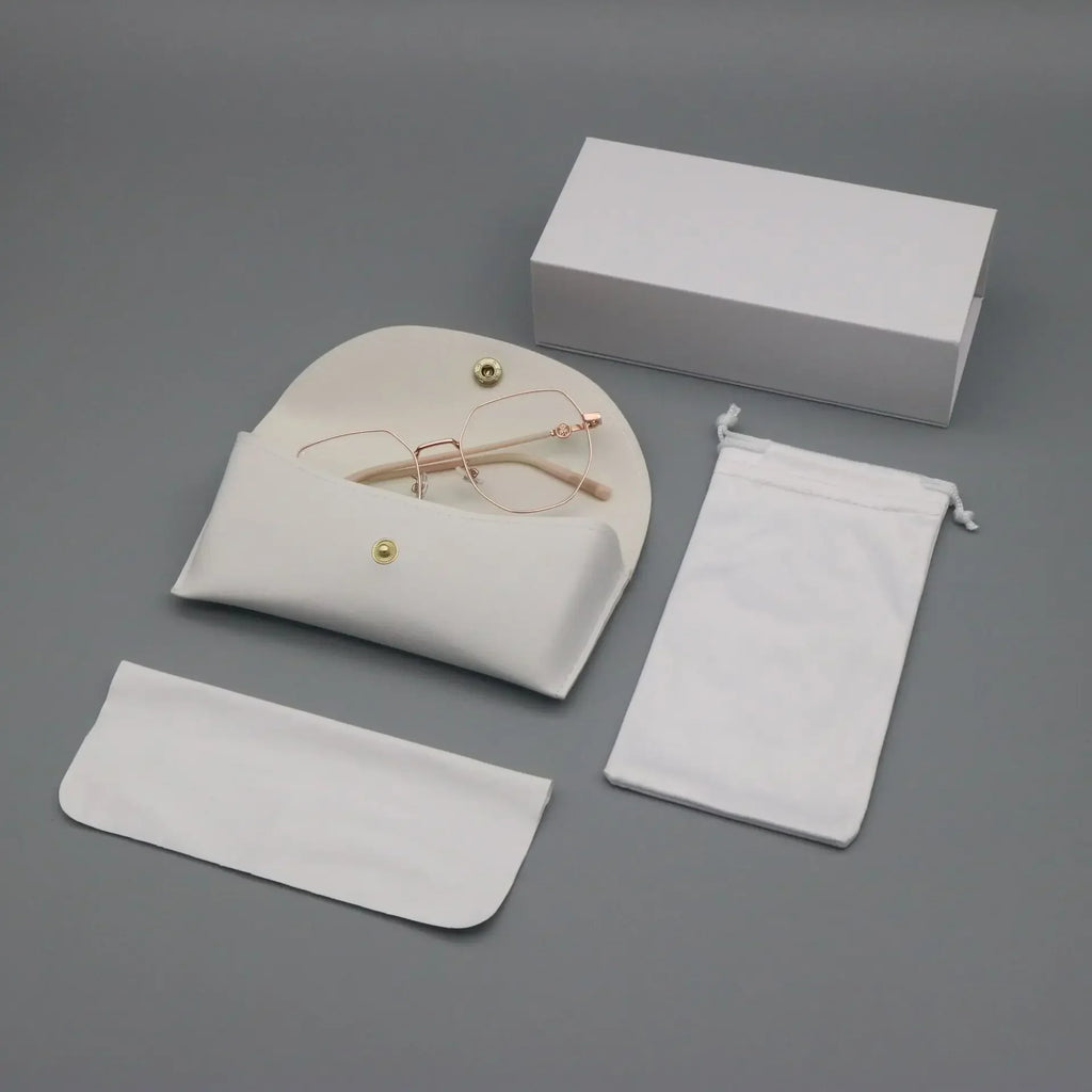 Handmade Faux Leather Eyeglass Case – Large Capacity Eyeglass Case Qme