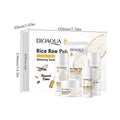 BIOAOUA Rice Raw Brightening Hydrating Skincare Set – 5pcs Skincare Gift Set Qme 5pcs Set