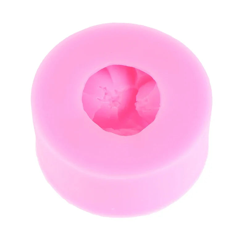 Silicone Rose Mold for Chocolate, Soap, Candle & Cake Silicone Craft Mold Qme