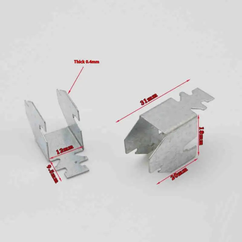 Aluminum Shelf Support Clips for Cabinets & Bookcases – 10 pcs Shelf Support Clips Qme A2