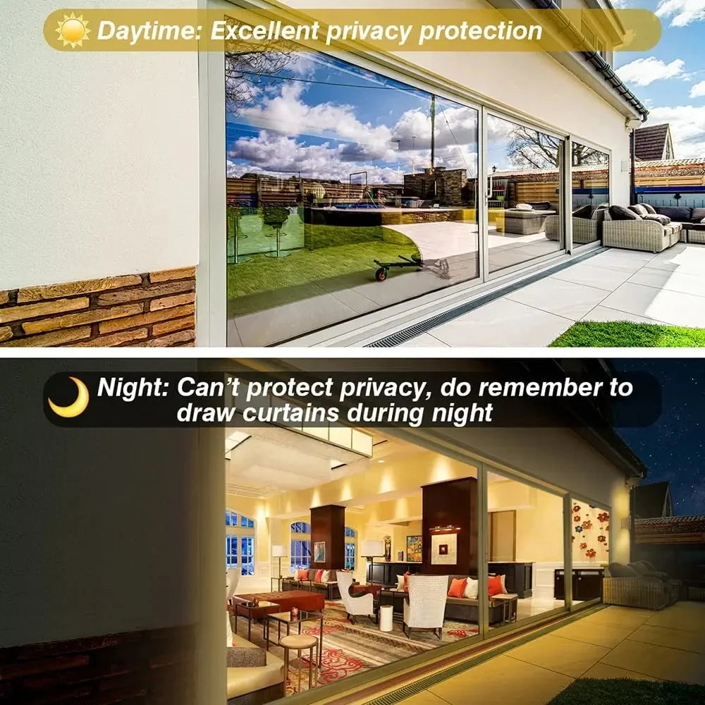 One-Way Mirror Window Film – Heat Control & Privacy Tint Window Privacy Film Qme