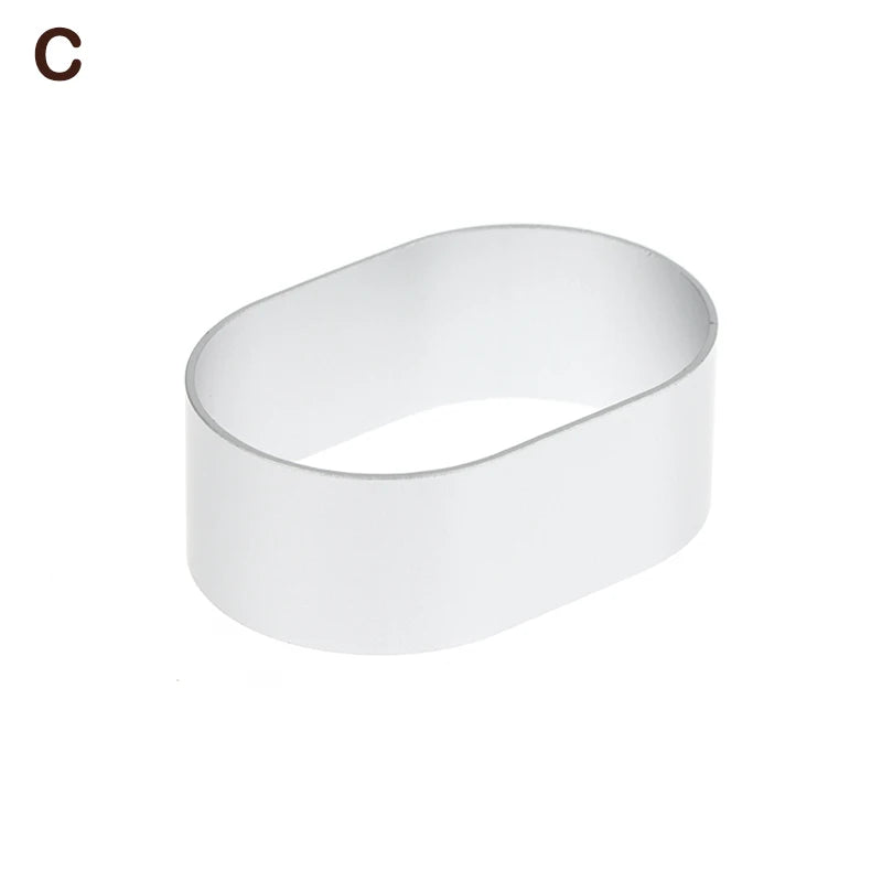 Stainless Steel Polvoron Molder & Pastry Ring Mold with Pusher Pastry Baking Mold Qst C