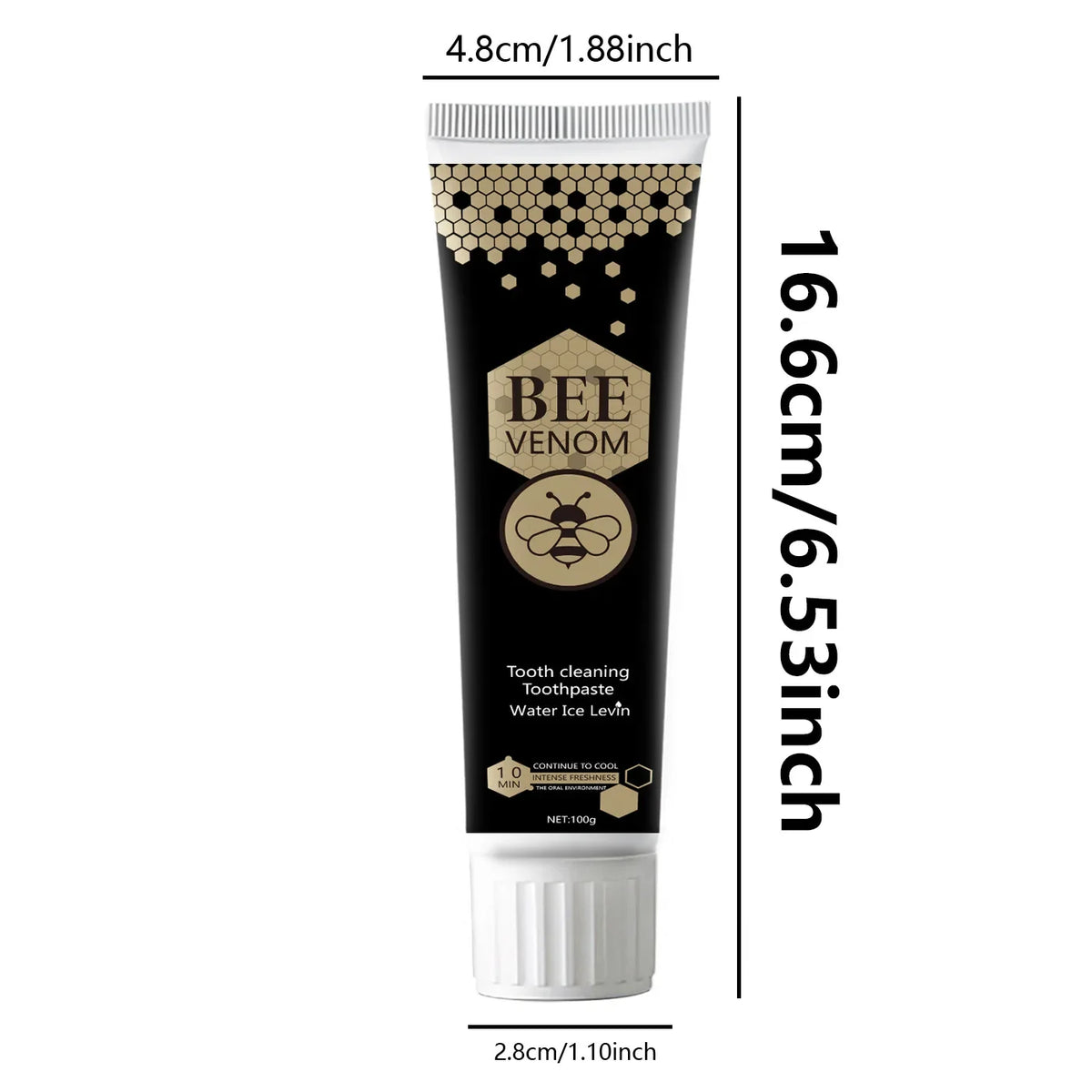 Bee Venom Mint Deep Cleansing Toothpaste 100g | Fresh Breath Whitening Toothpaste Qme