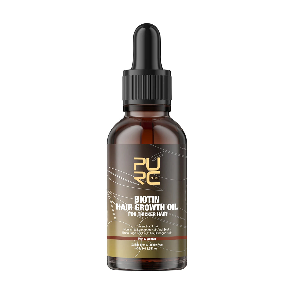 PURC Biotin Shampoo, Conditioner & Hair Growth Oil Set Hair Care Set Qst Hair oil China Mainland