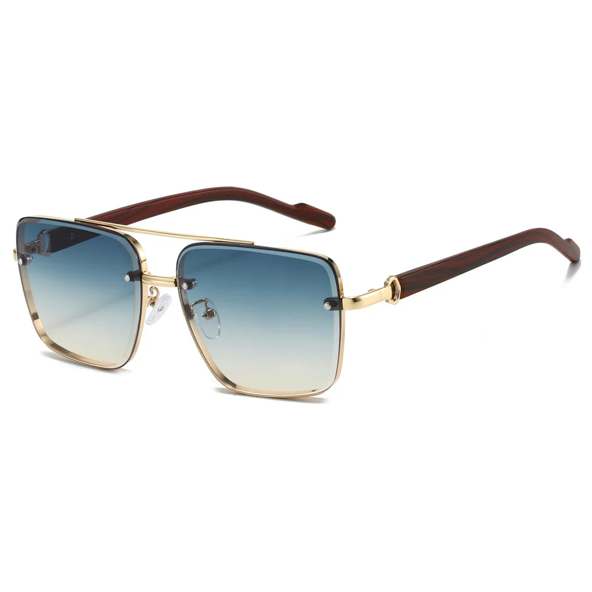 Retro Square Metal Sunglasses – Women's Driving Shades | Qme Retro Sunglasses Qme blue yellow