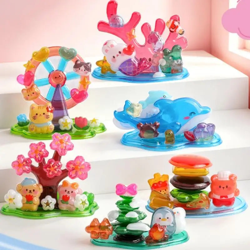 3D Crystal Animal Stickers – DIY Craft Scrapbook Decals | Qme Craft Stickers Qme