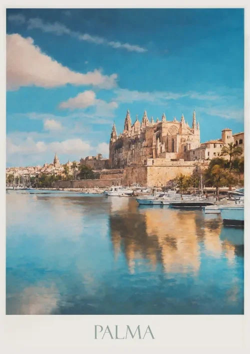 Spain Canvas Poster – Seville, Madrid & Palma Wall Art Decor Canvas Wall Art Qst P13 40x60cm Unframed