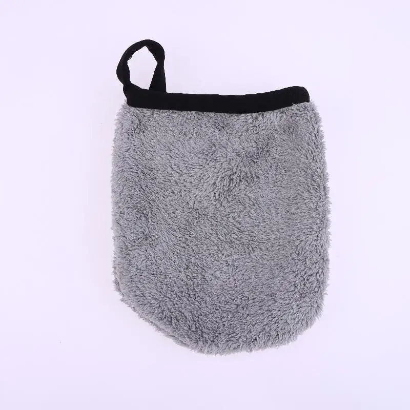 Reusable Microfiber Makeup Remover Cleansing Gloves Cleansing Gloves Qst A1 Gray