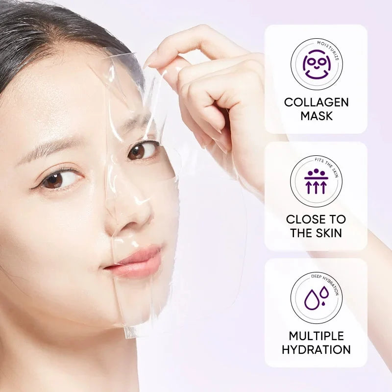 Deep Collagen Facial Mask – Firm, Hydrate & Smooth Fine Lines Collagen Sheet Mask Qme