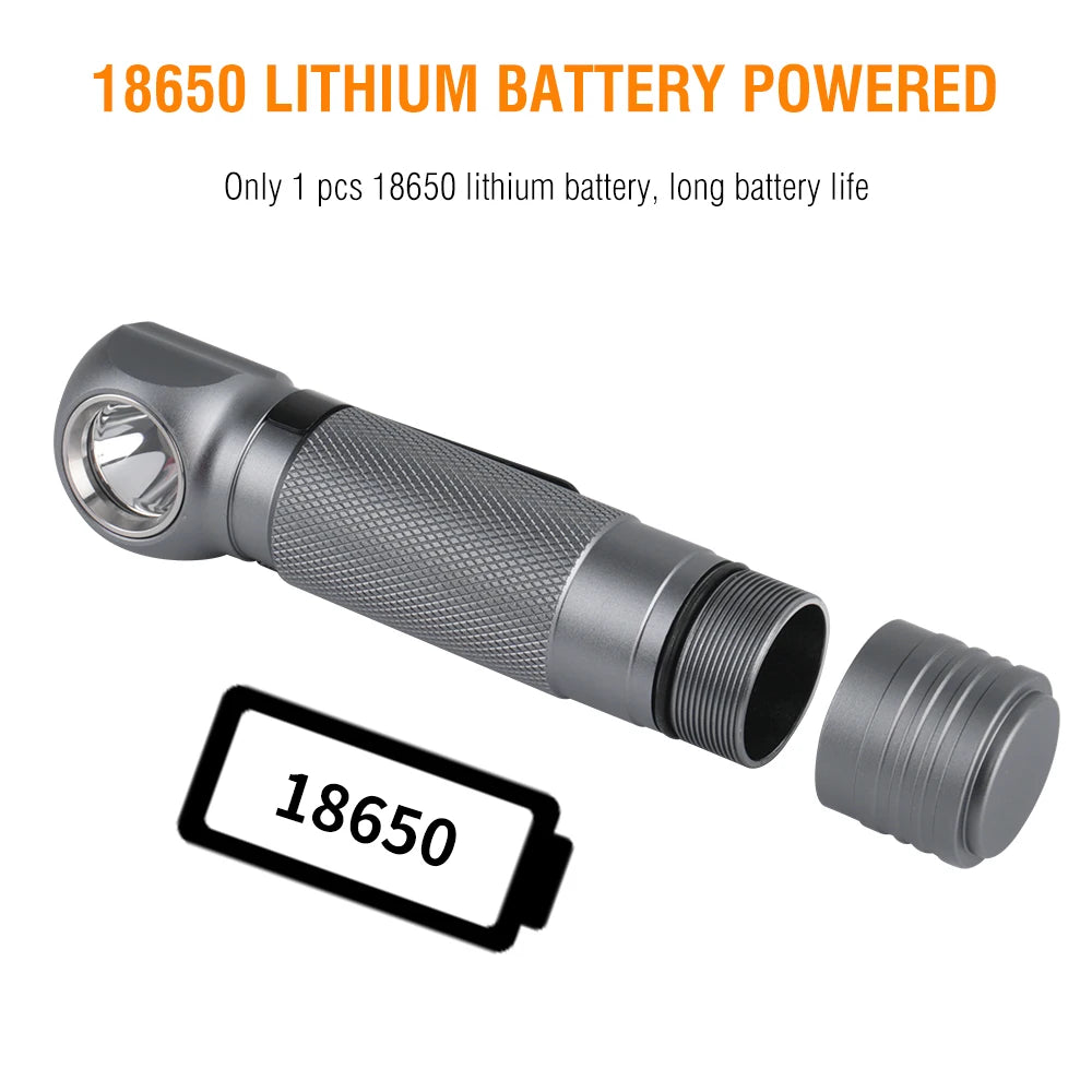 BORUiT 8000LM LED Headlamp Waterproof 18650 Camping Torch LED Headlamp Qst