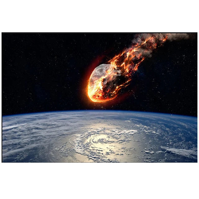 Solar System Space Canvas Wall Art Poster – HD Print Décor Canvas Wall Art Qst