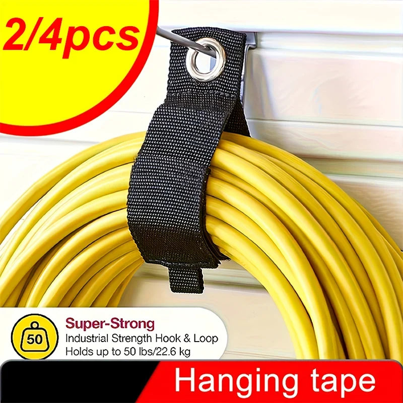 Extension Cord & Garden Hose Holder Organizer – 2 Pack Cord & Hose Organizer Qme 4pcs