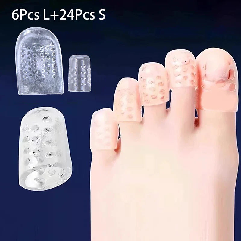 30 Pcs Silicone Toe Protectors – Anti-Friction High Heel Covers Silicone Toe Protectors Qst