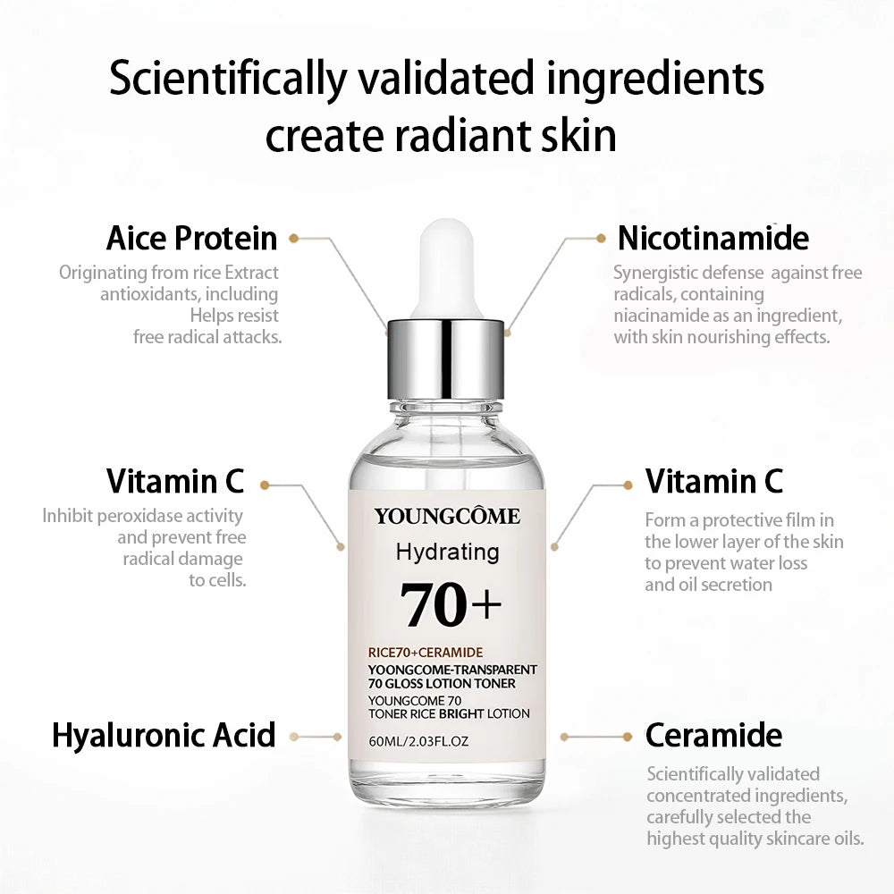 YOUNGCOME Gloss Face Serum – Brighten, Firm & Nourish Skin Face Serum Qst