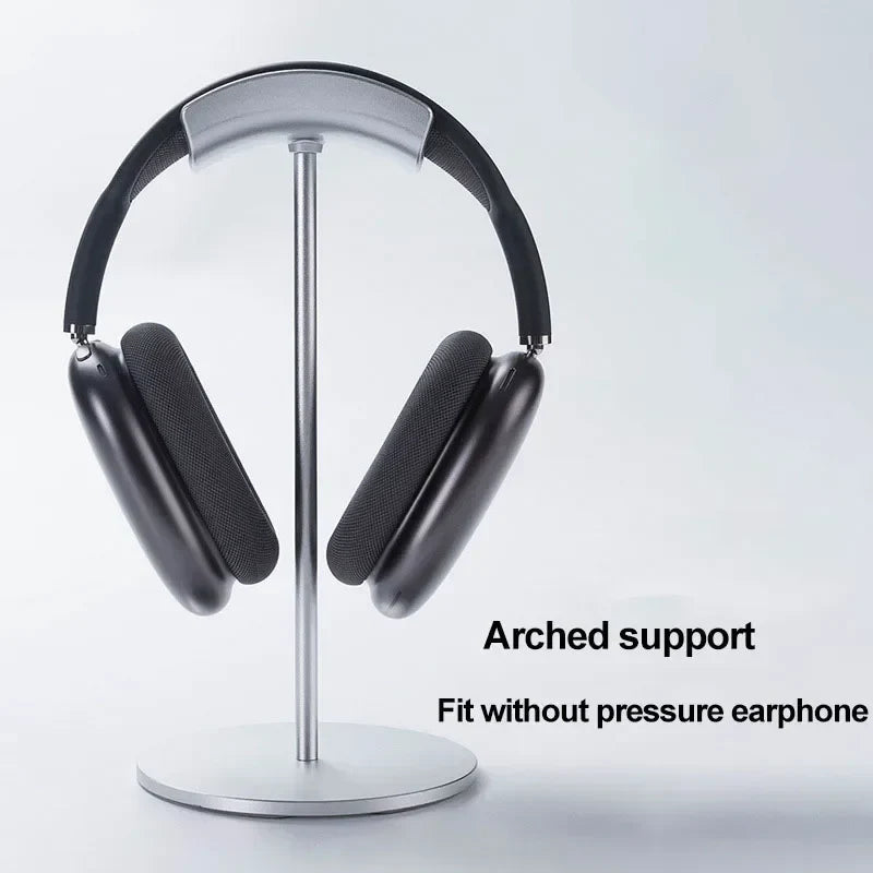 Aluminum Headphone Stand & Non-Slip Headset Holder | Desk Organizer Headphone Stand Qme