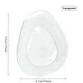 Anti-Slip Silicone Gel Half Insoles – Arch & Heel Cushion Gel Shoe Insoles Qme Clear