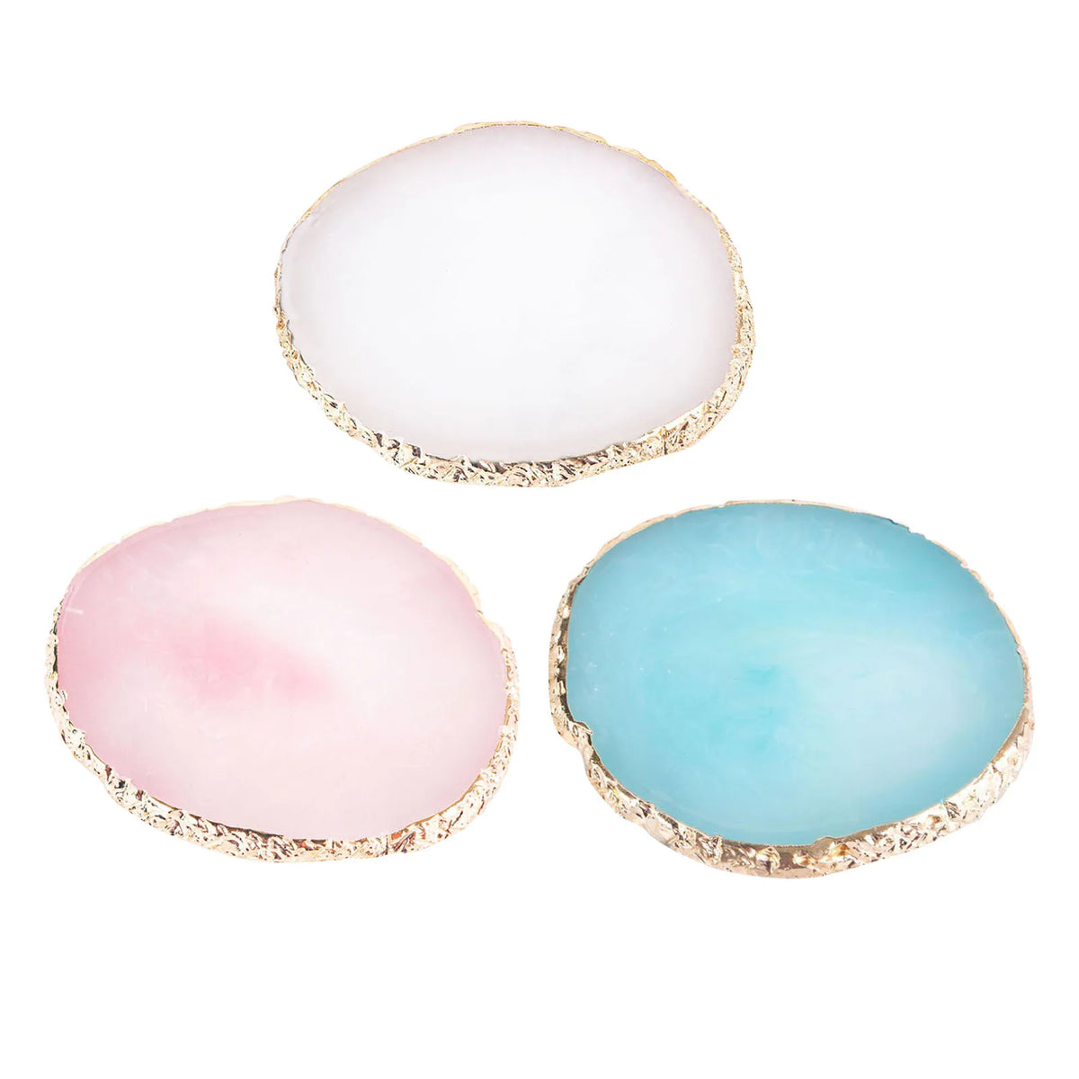 Nail Art Palette Gold Agate Resin Color Mixing Board | Qme Nail Art Palette Qme
