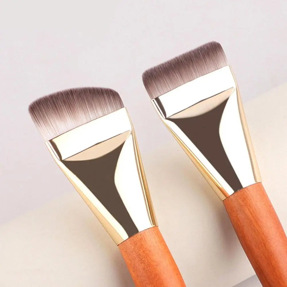 Flat Foundation Brush – Ultra Thin Angled Face Blending Brush Foundation Makeup Brush Qme