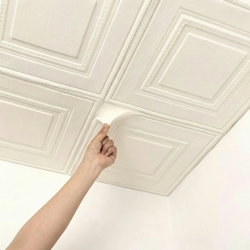 Self-Adhesive Foam Wall Panels 35x35cm – Waterproof PVC Tiles Foam Wall Panels Qme