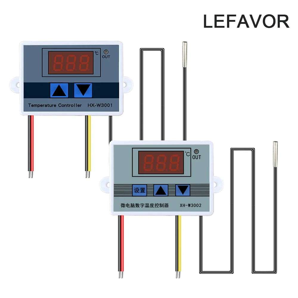 W3001 W3002 Digital Temperature Controller Thermostat Switch Temperature Controller Qme