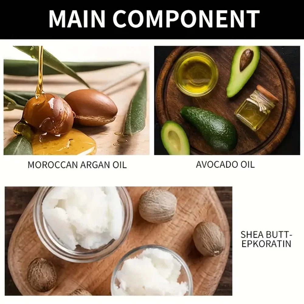 YOUNGCOME Argan Oil Hair Mask – Smoothing & Nourishing Treatment Hair Treatment Mask Qst
