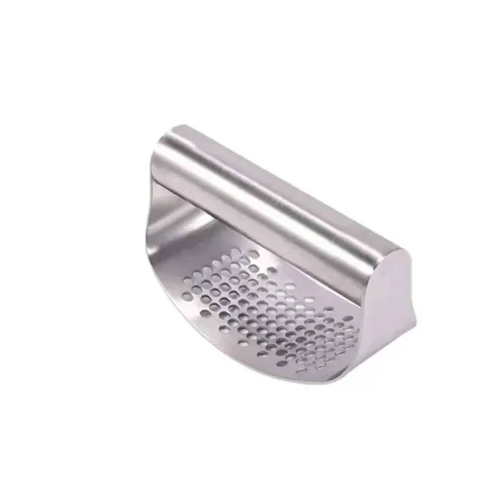 Stainless Steel Manual Garlic Press Mincer & Vegetable Crusher Garlic Press Qme