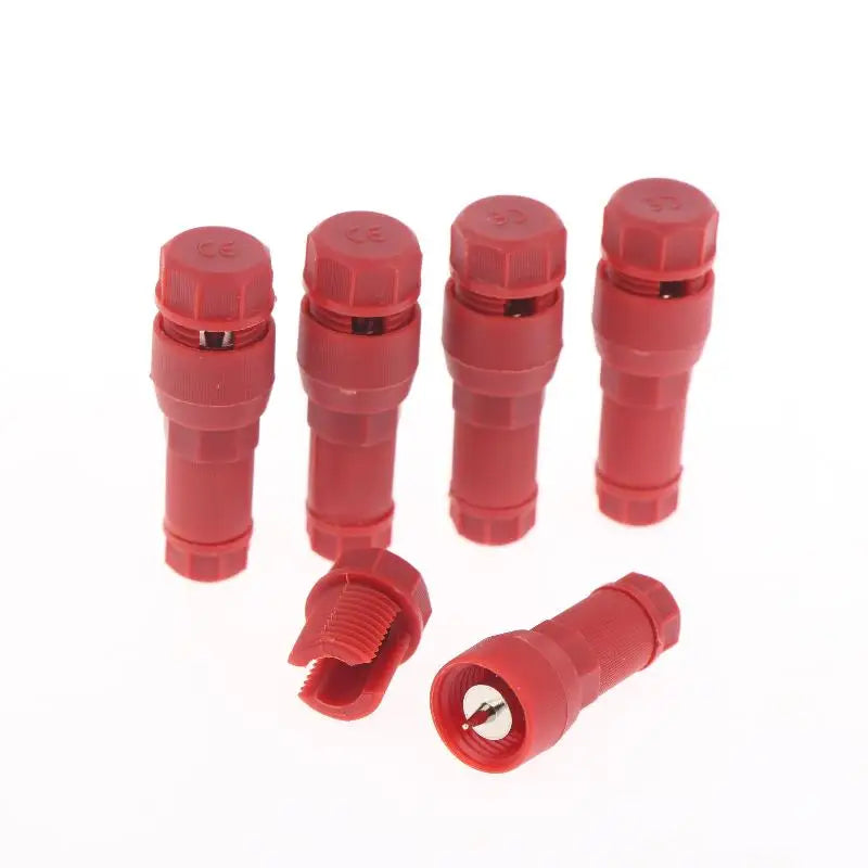 T-Shape Low Voltage Wire Connectors for Landscape Lighting 5-Pack Wire Connector Qme Red 5pcs