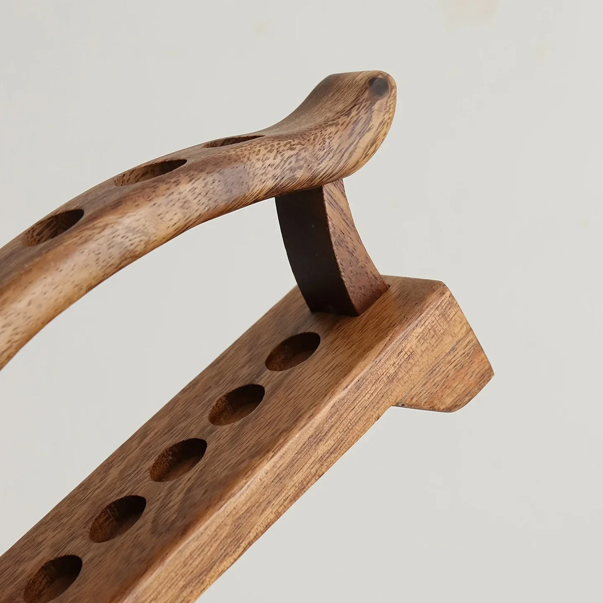 Walnut Wood 6-Slot Pen & Pencil Holder Desk Organizer | Qme Wood Desk Organizer Qme