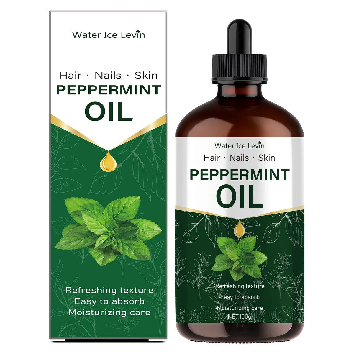 Peppermint Essential Oil Natural Extract – 100g Hypoallergenic Essential Oil Qme One Bottle 100g