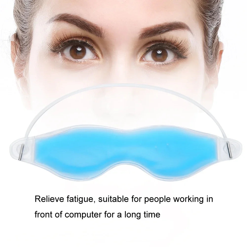 Reusable Cooling Gel Eye Mask – Blue | Refreshing Eye Care Cooling Gel Eye Mask Qme