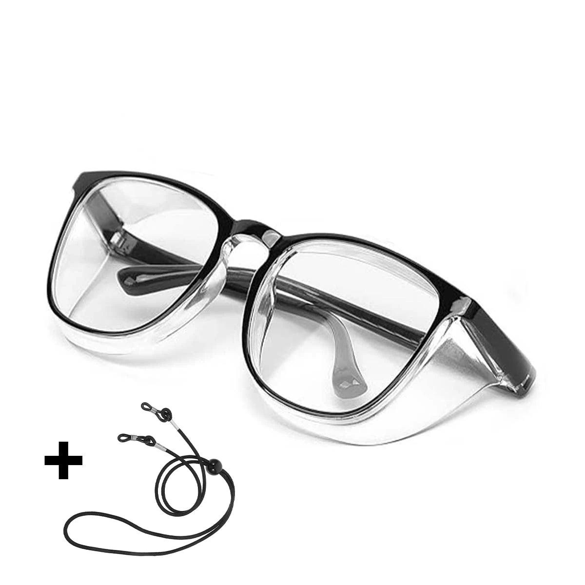 VOPHA Safety Goggles Anti-Fog Blue Light UV Protection HM9 Protective Eyewear Qst Black