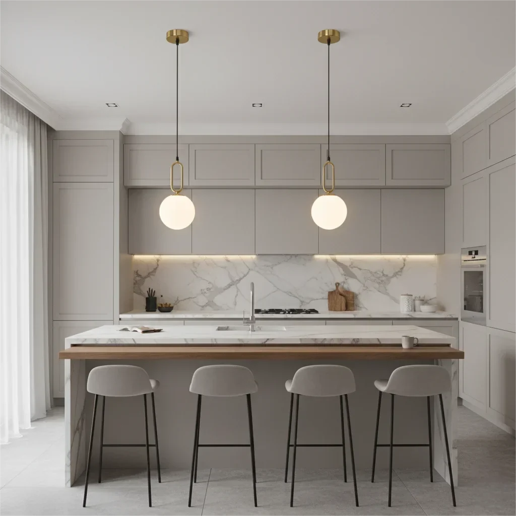 Nordic Minimalist Modern Pendant Light – Glass Stone Ceiling Lamp Pendant Ceiling Light Qme