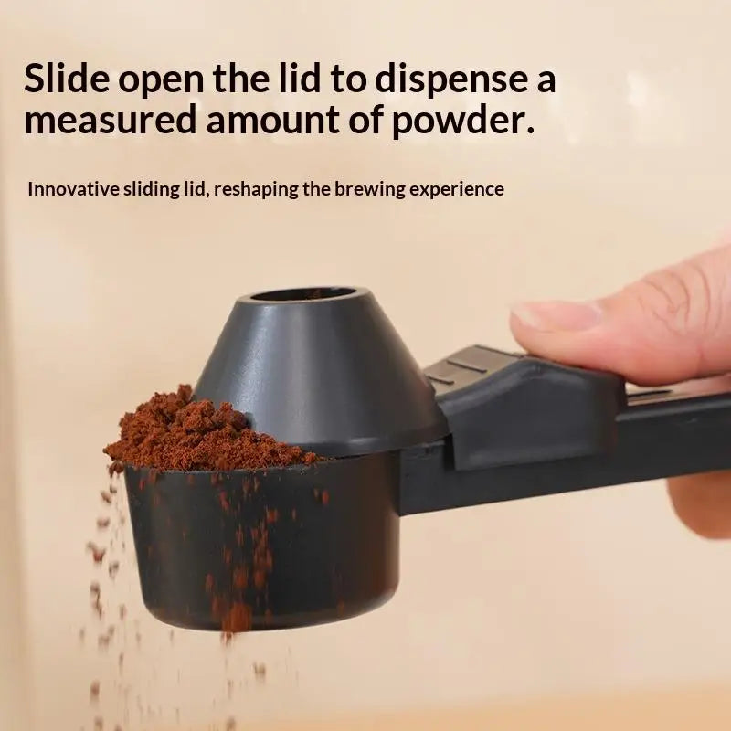 Leakproof Coffee & Protein Powder Scoop with Funnel | Reusable Powder Scoop Funnel Qme