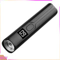 MiLESEEY 365nm UV LED Nail Curing Lamp – USB Rechargeable UV Nail Curing Lamp Qst Black