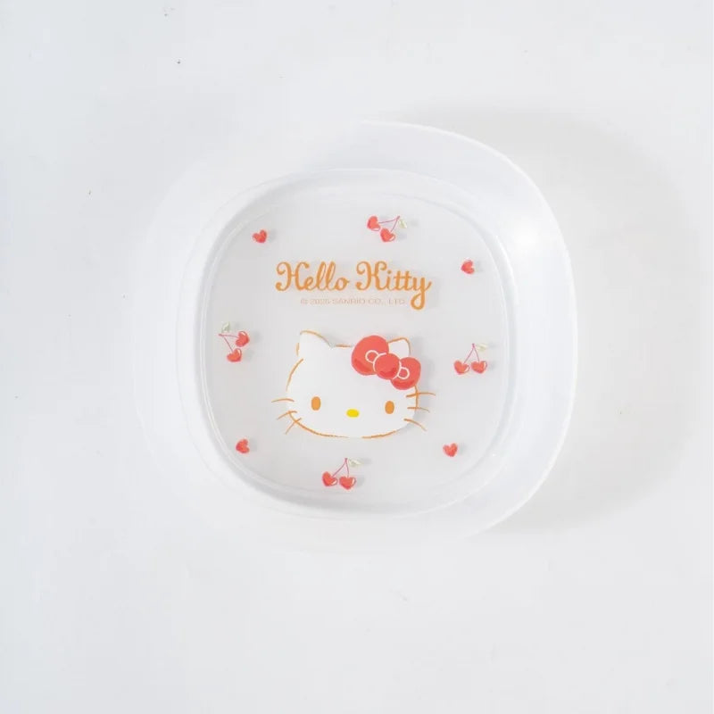 Hello Kitty Kuromi Bone-Shaped Snack Plates & Utensils Set Character Snack Plates Qme