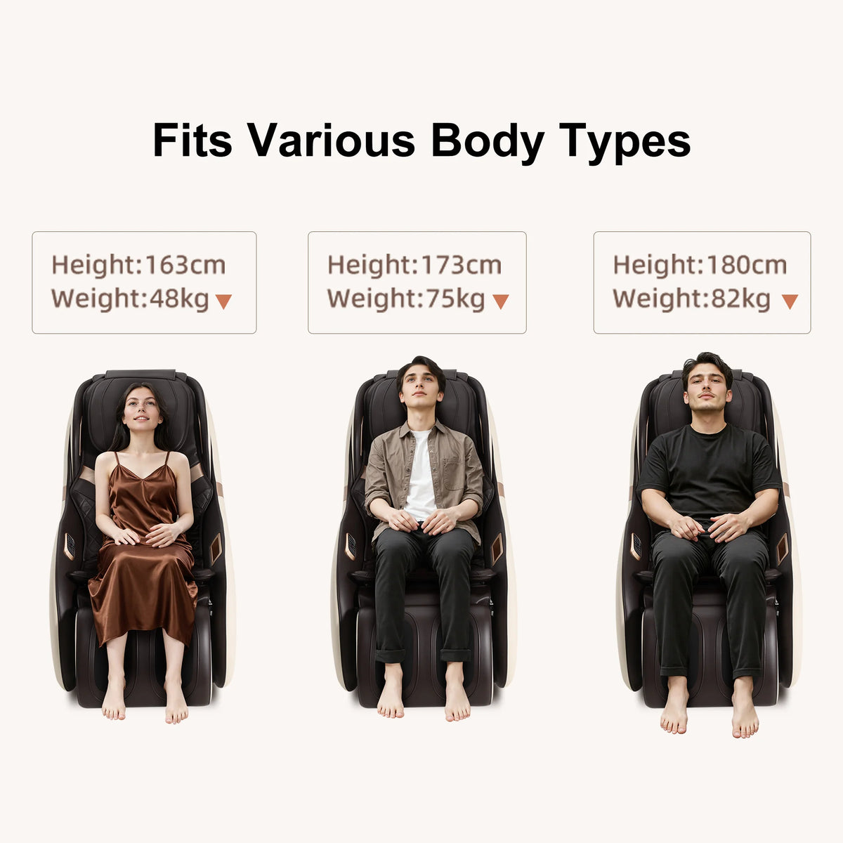 LEERCON Zero Gravity Massage Chair SL Track 2D | Full Body Massage Chair Qst