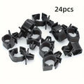 Black Plastic Automotive Wire Harness Fasteners & Clamps Wire Harness Clamps Qme 10pcs